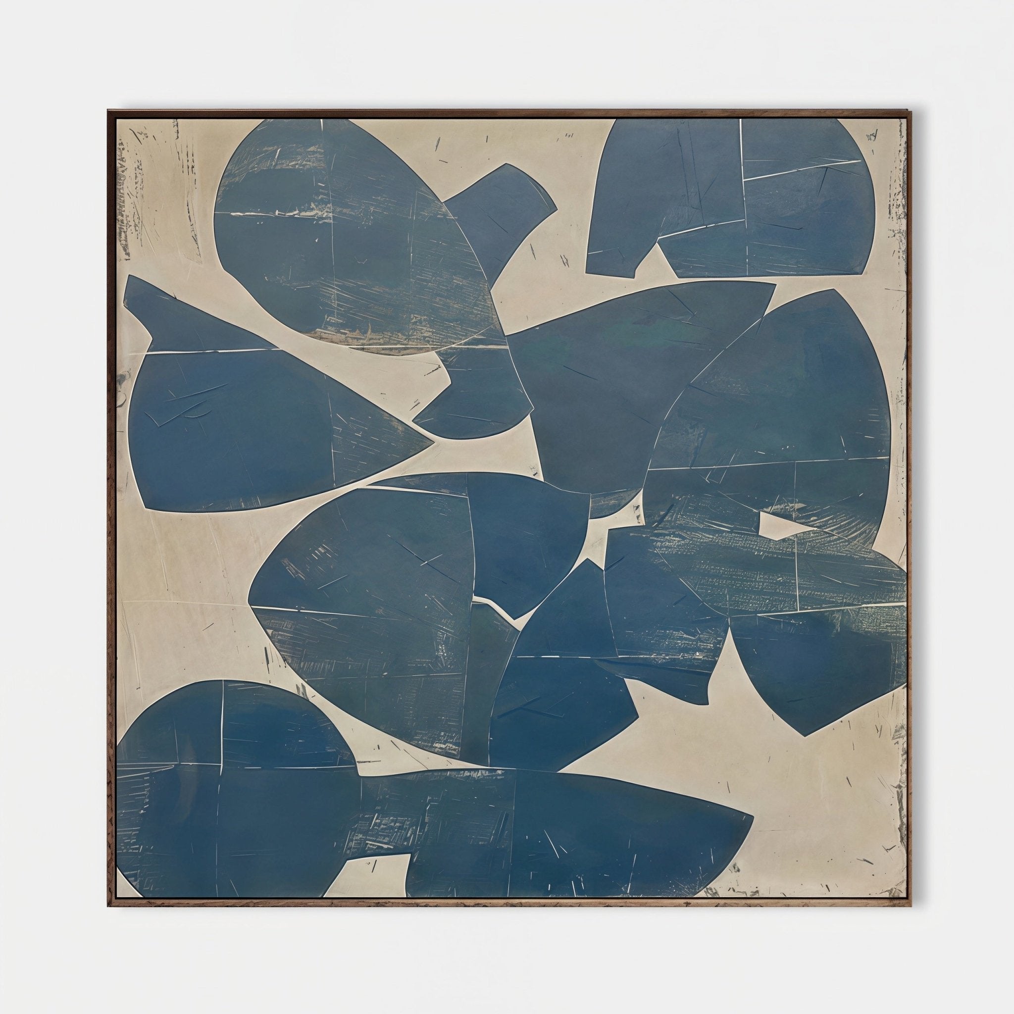 Modern Organic Geometric Oil Painting JC0075 - Viral Wall Art